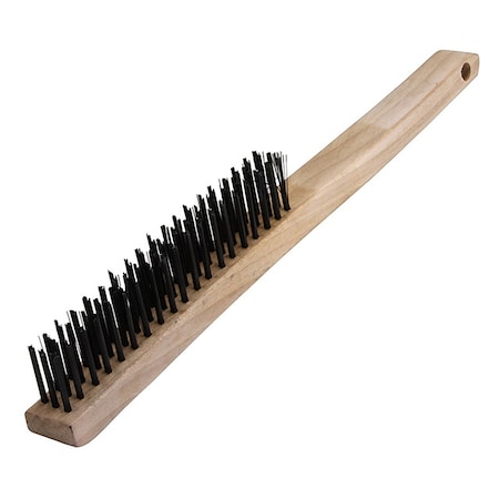 Warner 3 in. W X 14 in. L Carbon Steel Wire Brush 11082